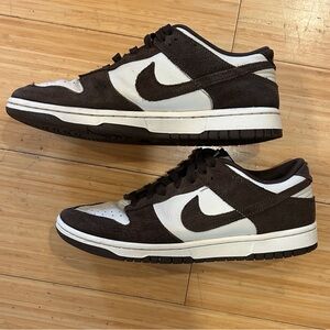 Nike Dunks Low Retro Brown and White Sneakers